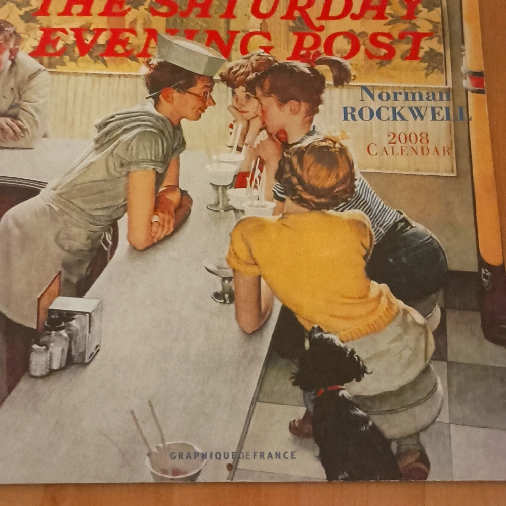 The Saturday evening post Norman Rockwell 2008 calendar
